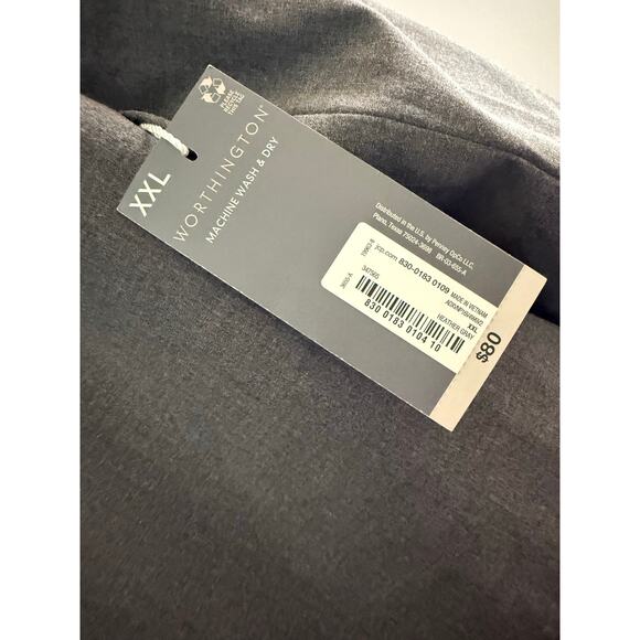NWT Worthington Gray Single Button Relaxed Fit Blazer Jacket Women's Size XXL - Picture 4 of 5